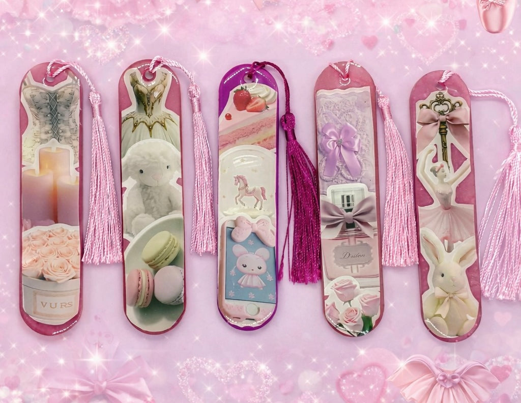 Marque-page – girly rose pastel