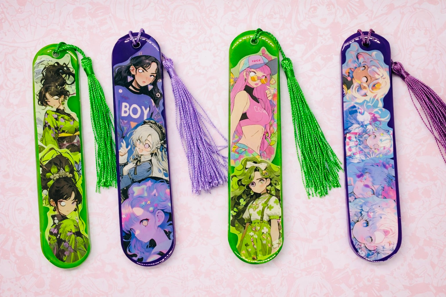 Marque-page Manga Vert – Univers japonais