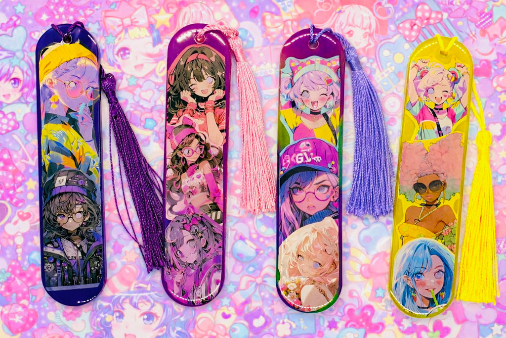 Marque-page Manga Violet – Univers japonais mystérieux