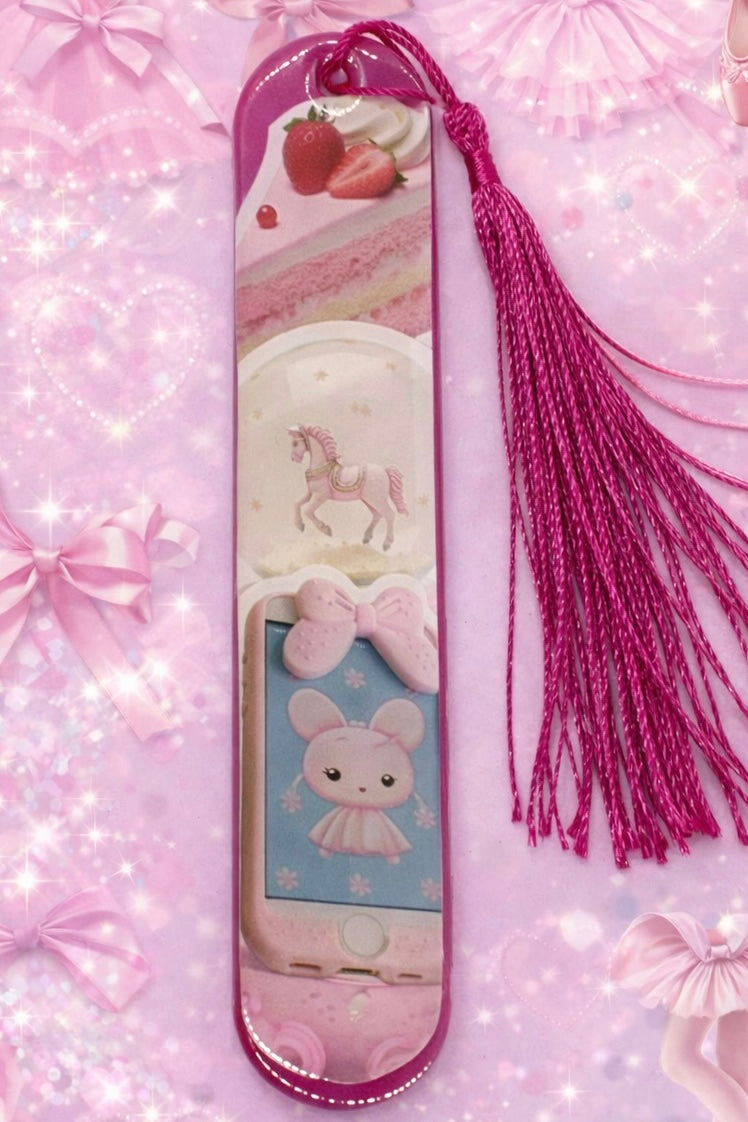 Marque-page – girly rose pastel