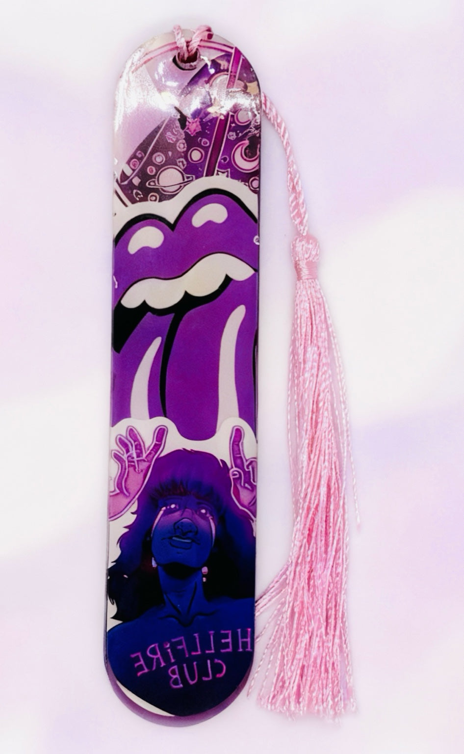 Marque-page Hellfire Club – Univers Rock & Fantasy Violet