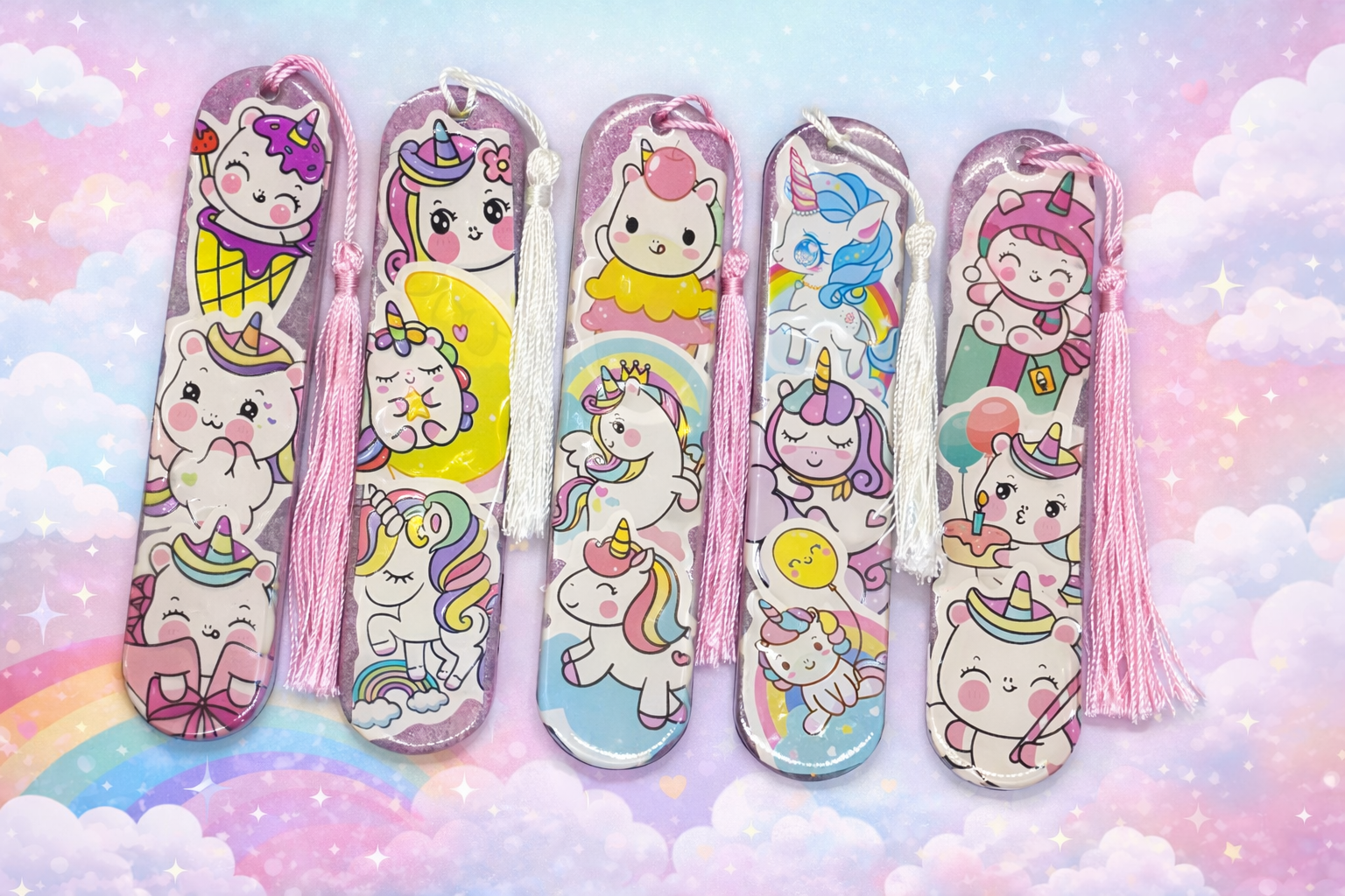 Marque-page Licorne – Univers doux et féérique