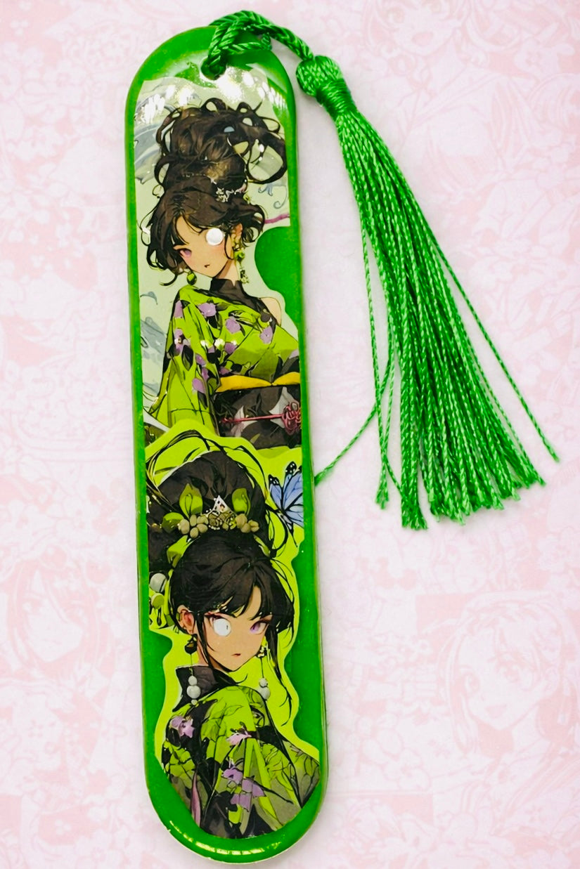 Marque-page Manga Vert – Univers japonais