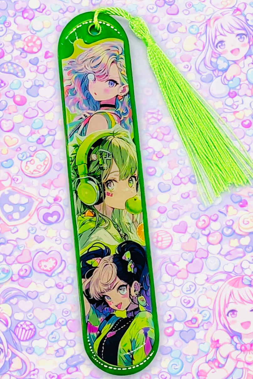 Marque-page Manga Vert – Univers japonais