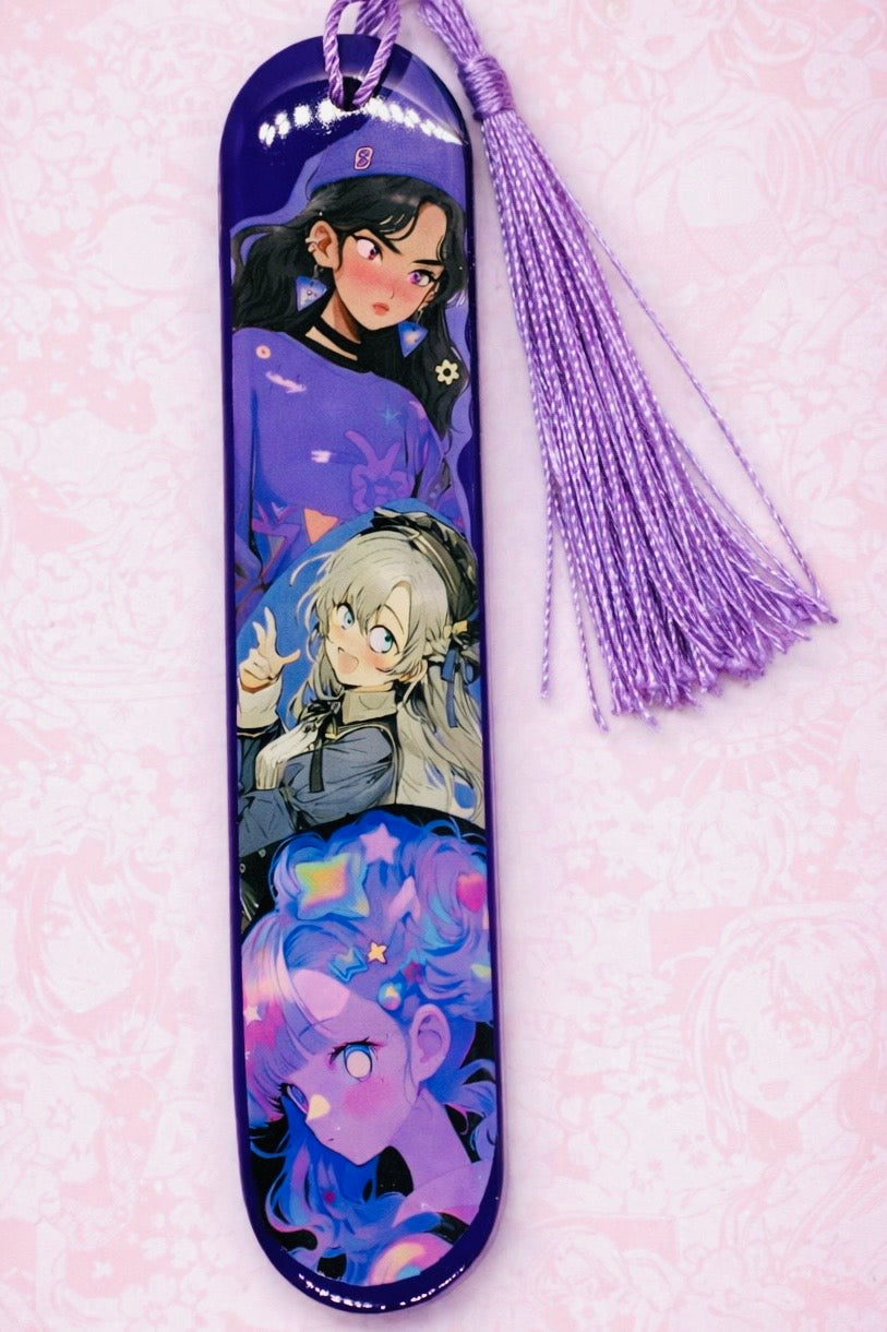 Marque-page Manga Violet – Univers japonais mystérieux