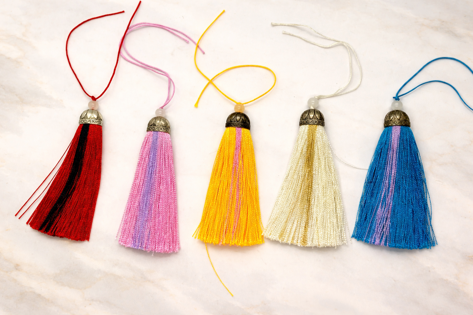 Pompon décoratif bi-color