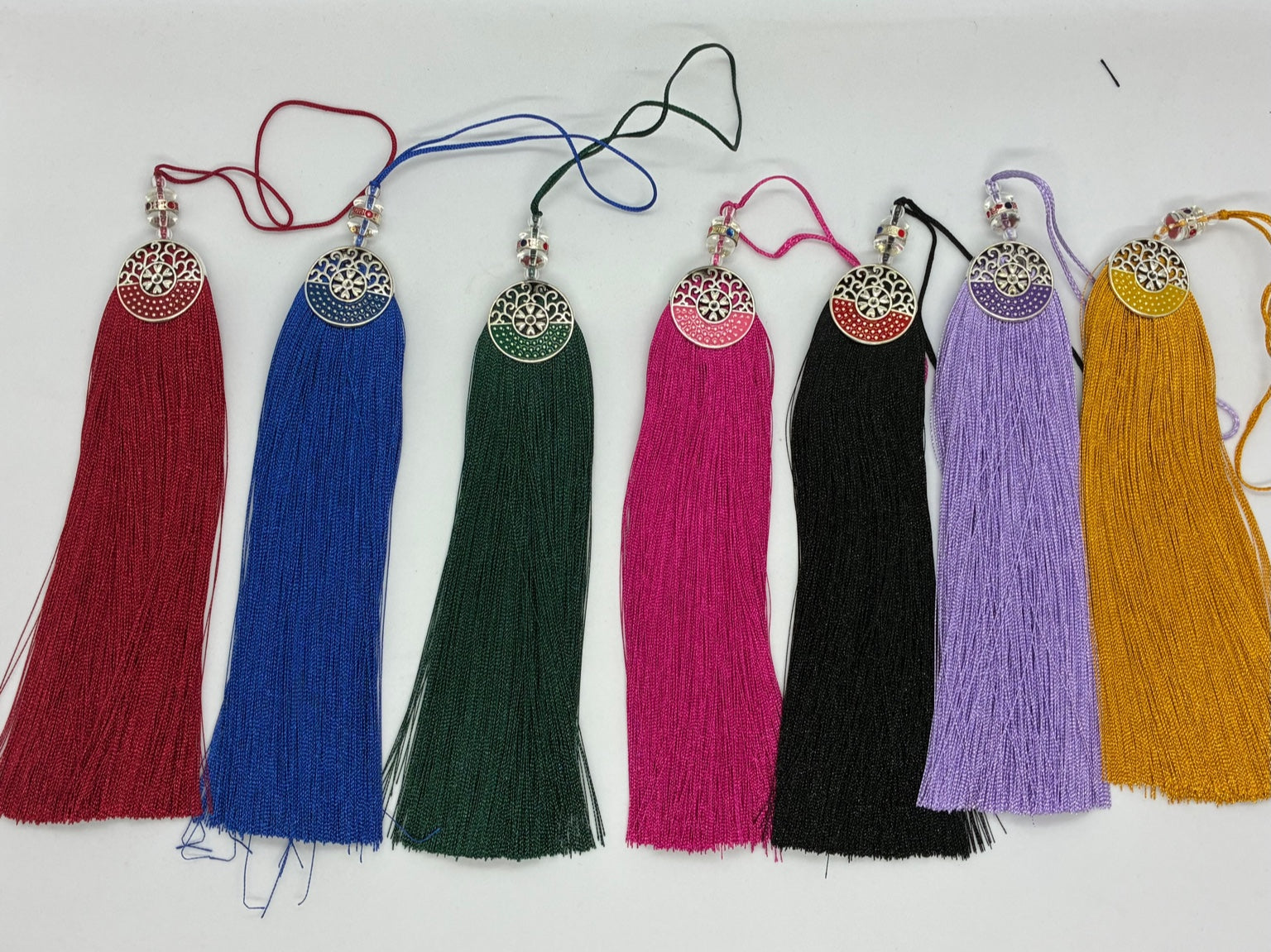 Pompon décoratif ivoire • Médaillon mandala & esprit zen